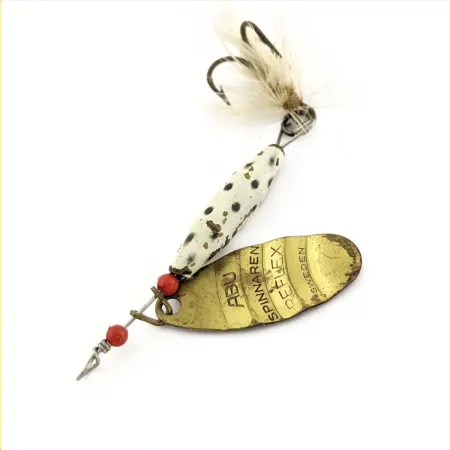 Abu Garcia Spinnaren Reflex, Oro/Blanco, 7g, Plumas, #24811