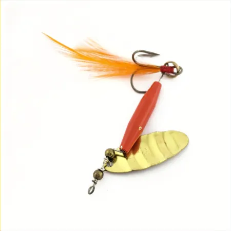 Cucharilla Worth #301, Rojo Negro Oro, 9g, Triple Pluma, #24813