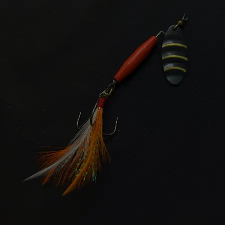 Cucharilla Worth #301, Rojo Negro Oro, 9g, Triple Pluma, #24813