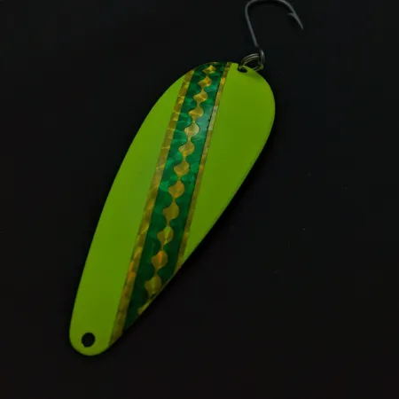 Cucharilla Moonshine Flutter, amarillo verde, 12g, Glow, #24817