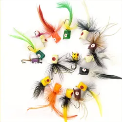 Lote vintage de 16 poppers para mosca Fly Popper