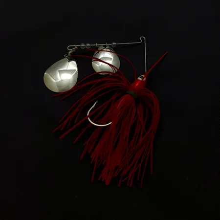 Finny Super Pro Spinnerbait, Níquel/rojo, 17g, Colorado, #24949