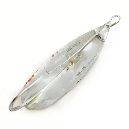 Johnson Silver Minnow Weedless, Cucharilla, Green/Orange, 9 g, EE. UU., #25191