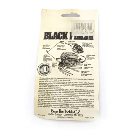 Blue Fox Black Flash Spinnerbait, Chartreuse, 14g, Sonajero, #25197