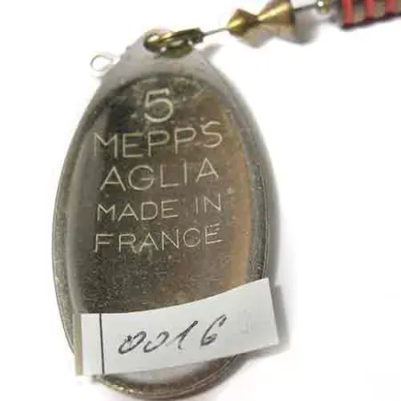 Mepps Aglia 5 Musky Killer Steel Cucharilla, Acero/Latón, 16g, #0016