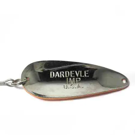 Eppinger Dardevle Imp Cucharilla, Naranja/Triángulo rojo, 11g, #0019