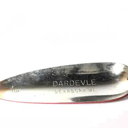 Eppinger Dardevle Cucharilla, Rojo / Blanco, 28g, Dearborn, #0022
