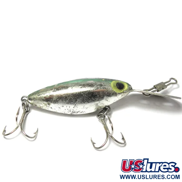 Señuelo Storm Hot'N'Tot Thin Fin, Acero / Verde, 6,5g, Babero, #0033