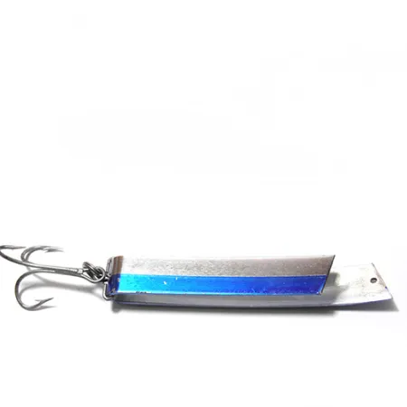 South Bend Super Duper Cucharilla, Níquel/Azul, 18g, forma U, #0068