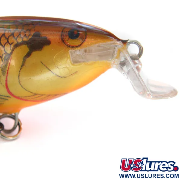 Rapala Shallow Shad Rap Señuelo, Marrón / Amarillo JP, 11g, Balsa, #0082