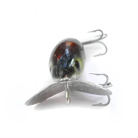 Fred Arbogast Jitterbug Señuelo Superficie, Black/Nickel/Pink, 7g, #0085