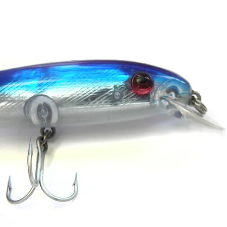 Rebel Windcheater Minnow Señuelo, Azul/Rojo/Plata, 21g, Viento, #0094