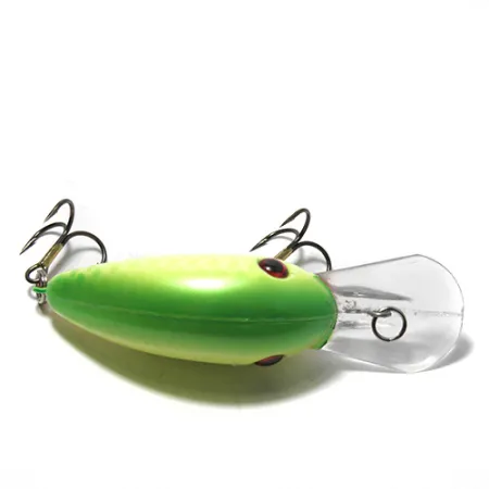 Strike King Pro 3 Crankbait, Amarillo/Verde, 10g, Buceo 2.4m, #0103