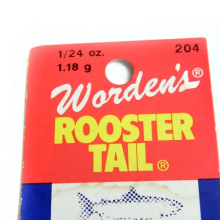 Worden’s Original Rooster Tail Cucharilla, Amarillo, 1.18g, #0182