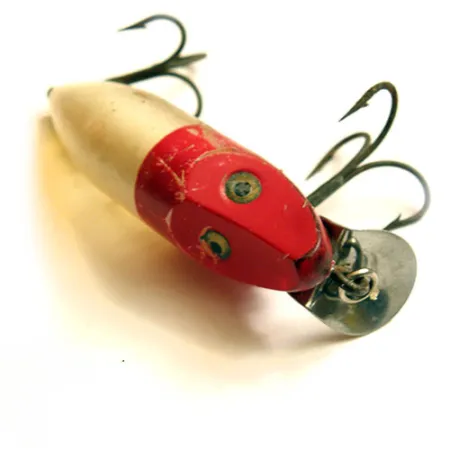 Señuelo Flotante Heddon River Runt Spook, Rojo/Blanco, 12g, #0187