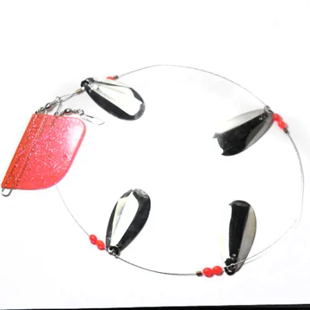 Luhr Jensen Les Davis Lake Troll Aparejo Curricán, Níquel, 22g, #0192