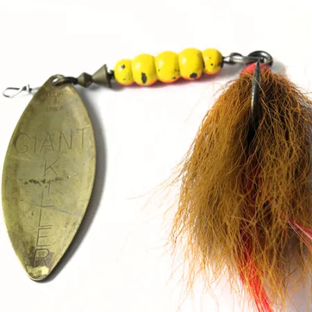 Mepps Giant Killer Cucharilla, Latón, 30g, Bucktail, #0211