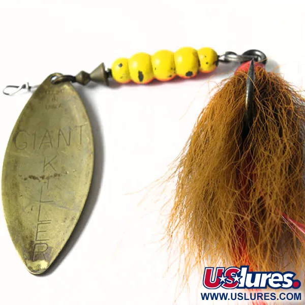 Mepps Giant Killer Cucharilla, Latón, 30g, Bucktail, #0211
