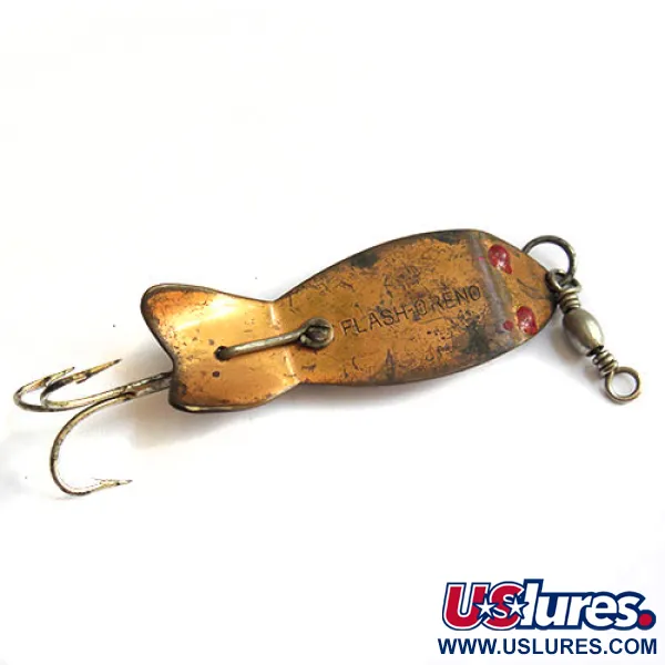 South Bend FLASH-ORENO Cucharilla, Copper / Red, 25g, EE. UU., #0230