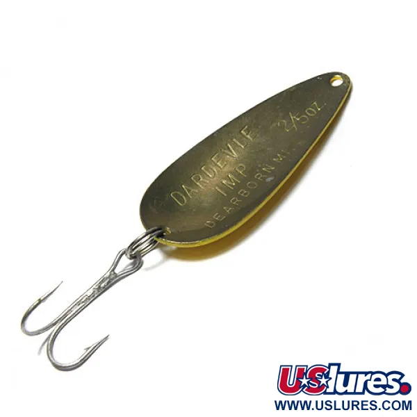 Eppinger Dardevle Imp Cucharilla, Amarillo / Rojo, 11g, Vintage, #0240