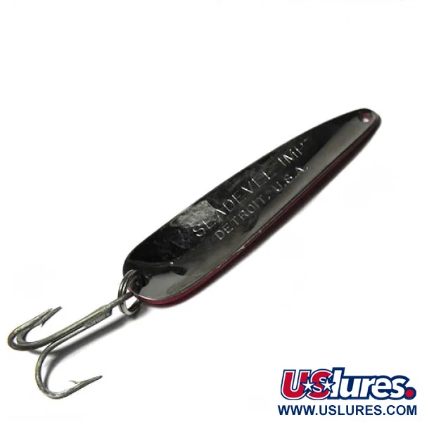 Eppinger Dardevle Seadevle Imp Cucharilla, Rojo / Blanco, 28g, #0268