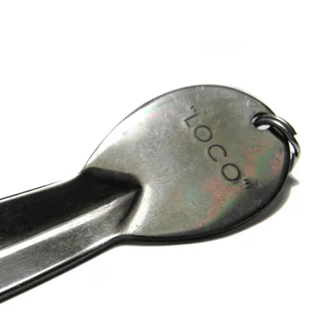 Cucharilla Luhr Jensen Loco, Negro / Holograma, 23g, Anzuelo Único, #0281