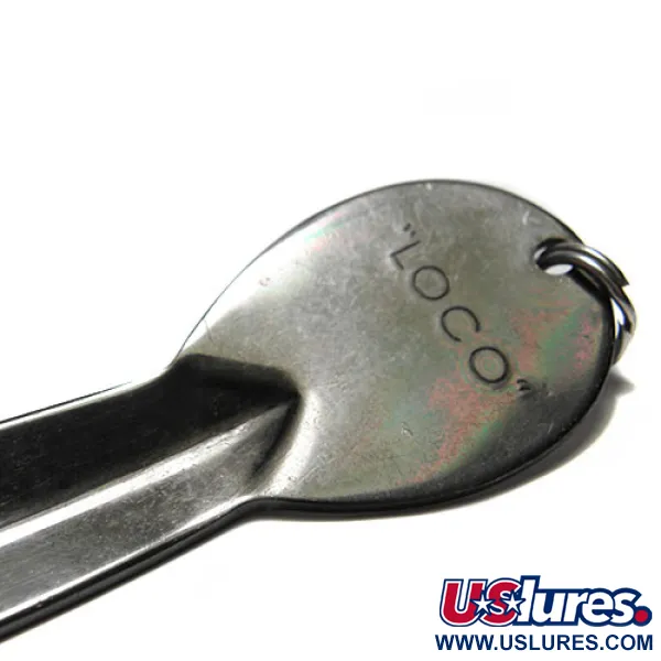 Cucharilla Luhr Jensen Loco, Negro / Holograma, 23g, Anzuelo Único, #0281