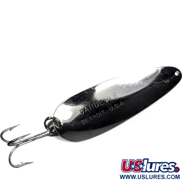 Eppinger Dardevle Cucharilla, Rojo / Blanco, 28g, Vintage, #0336