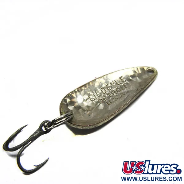 Eppinger Dardevle Lildevle Cucharilla, Crystal Silver Scale, 3.4g, #0341