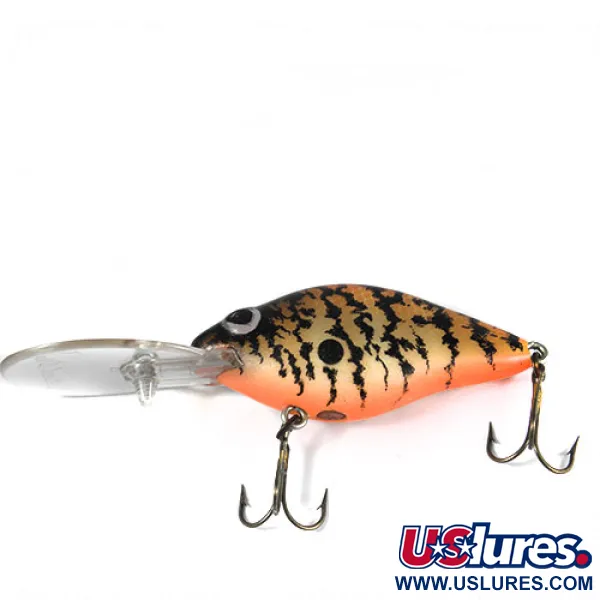 Lazy Ike Natural Ike Crankbait, Negro/Rojo/Marrón, 10g, Prof., #0357