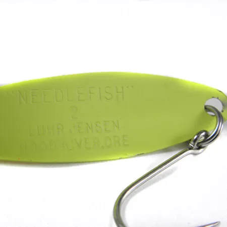 Luhr Jensen Needle fish 2 Cucharilla, Amarillo / Rojo, 3g, Anzuelo simple, #0372