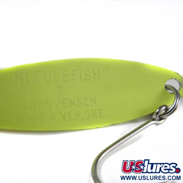 Luhr Jensen Needle fish 2 Cucharilla, Amarillo / Rojo, 3g, Anzuelo simple, #0372