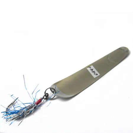 Kausch 14 Cucharilla curricán, Níquel / Azul, 3,7g, Anzuelo tinsel, #0441