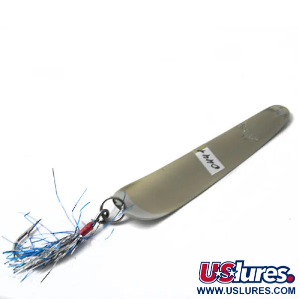 Kausch 14 Cucharilla curricán, Níquel / Azul, 3,7g, Anzuelo tinsel, #0441