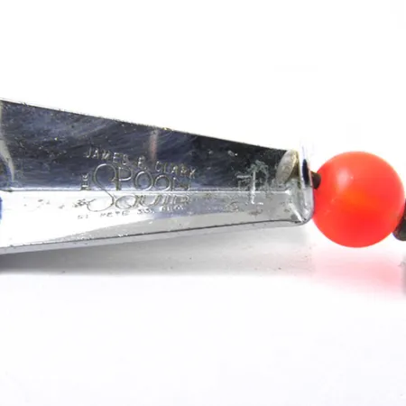 Clark Spoon Cucharilla, Níquel / Rojo, 8g, Anti-enganches, #0467