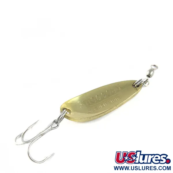 Luhr Jensen Krocodile Cucharilla, Oro / Naranja / Verde, 9g, oro, #0493