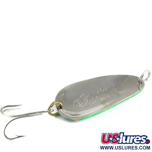 Blue Fox Tor-P-Do 3 Cucharilla, Verde/Negro/Níquel, 28g, USA, #0495