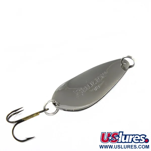 Blue Fox Strobe Tear Drop Spoon, Blanco/Negro, 11g, Ondulante, #0499