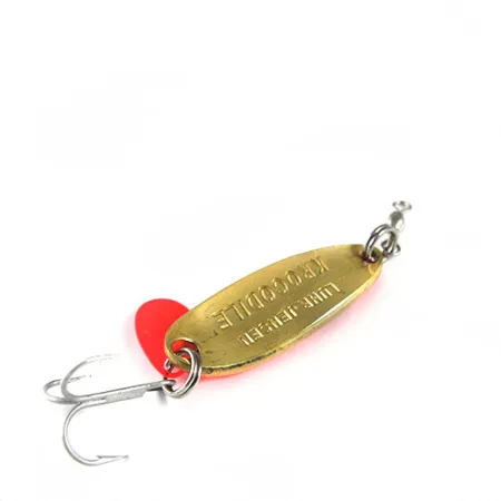 Luhr Jensen Krocodile Cucharilla, Naranja/Latón/Hologram, 9g, #0508