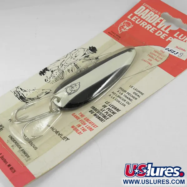 Eppinger Dardevle Dardevlet Cucharilla, Black / White, 21g, #0523