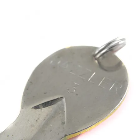 Acme Dazzler #3 Cucharilla, Naranja / Holograma, 17g, Vintage USA, #0577