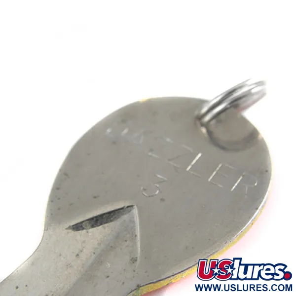 Acme Dazzler #3 Cucharilla, Naranja / Holograma, 17g, Vintage USA, #0577