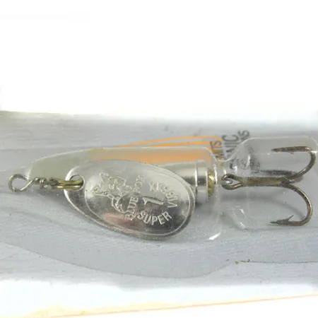 Blue Fox Super Vibrax 1 Cucharilla, Níquel, 4g, Cuerpo sonoro, #0593