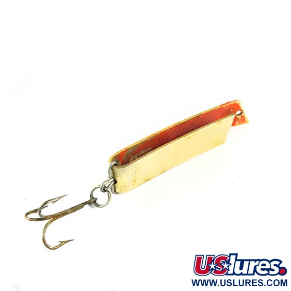 Cucharilla South Bend Super-Duper 509, Oro/Rojo, 11g, Vintage, #0599