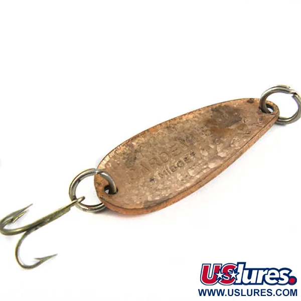 Eppinger Dardevle Midget Cucharilla, Crystal Bronze, 6g, Acabado martilleado, #0612