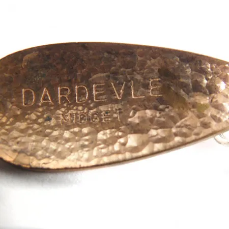 Eppinger Dardevle Midget Cucharilla, Crystal Bronze, 6g, Acabado martilleado, #0612