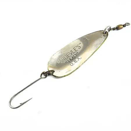 Eppinger Dardevle Imp Cucharilla, Frog (Verde/Amarillo), 11g, #0614