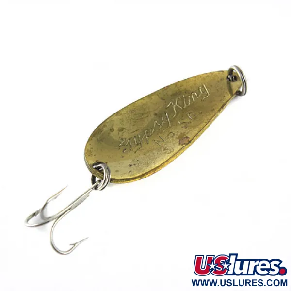 Weller GYPSY KING S 0 Cucharilla, Latón, 7.7g, Vintage, #0621