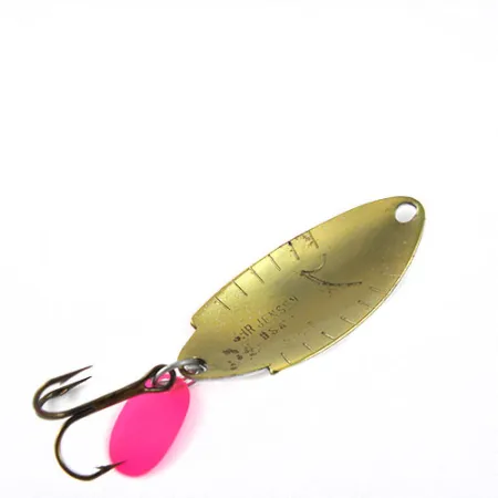 Luhr Jensen Cucharilla, Blanco/Rojo/Verde, 4.3g, Atractor rosa, #0622