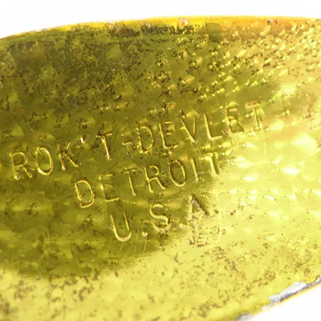 Dardevle Rok't Devle Cucharilla, Crystal Golden Crystal, 36g, #0651